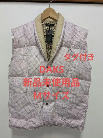 [ 미사용 새상품 ] DAKS D82100 퀼팅 베스트 M