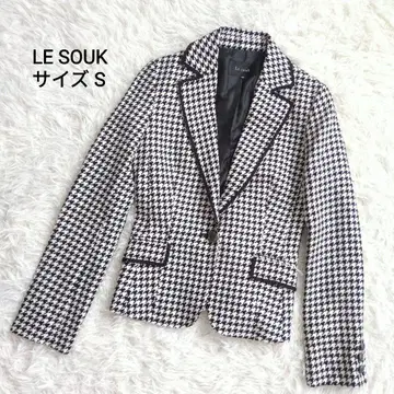 [새상품급] 루스쿠 체크 테일러드 자켓 싱글 36