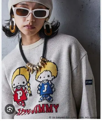 파티 & 지미 / 자카드 니트 풀오버 GEVS. 니센