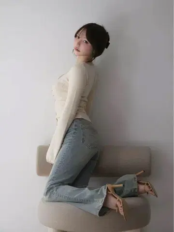 Heart stitch denim M andmary