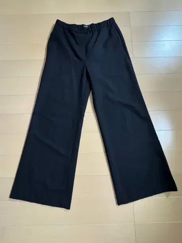 Theory 블랙 와이드 팬츠 사이즈 0