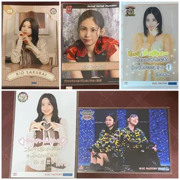 모닝구무스메.'25 사쿠라이 리오 핀포스 콜레샤 5장 세트