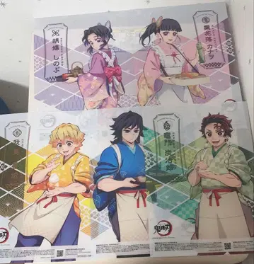 귀멸의 칼날 세븐일레븐 클리어 포스터 컴플리트 세트