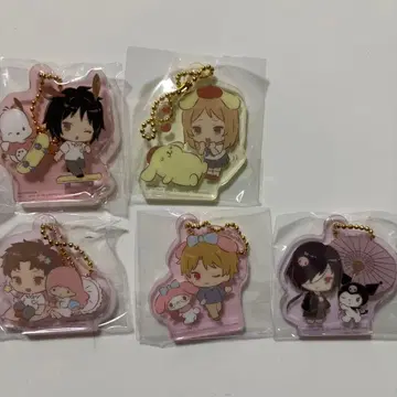 나츠메 우인장 x 산리오 캐릭터즈 아크릴 키링 2