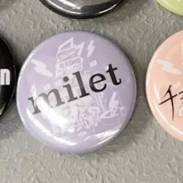 새상품 milet 캔뱃지 레이디클레 2025 radio crazy