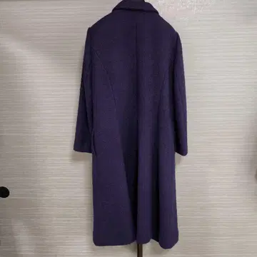 FABRICE 퍼플 롱 코트
