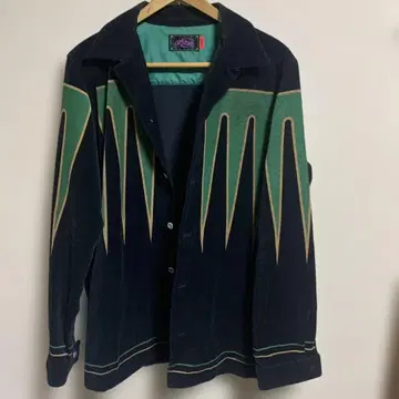 Rotar 긴팔 셔츠 L 네이비 그린