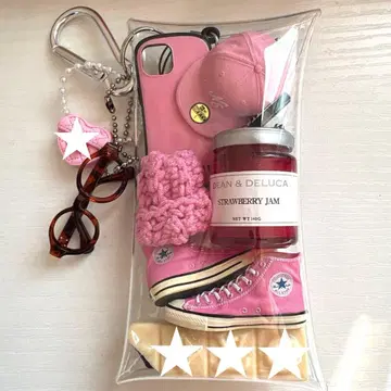 가챠파우치 DEAN&DELUCA CONVERSE 핑크