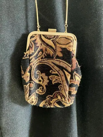 고블랑 직조 페이즐리 무늬 숄더백