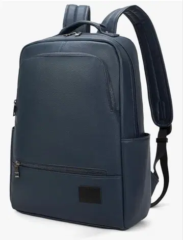 79 GUSCIO 남성용 럭색 비즈니스 백팩 천연 가죽 네이비