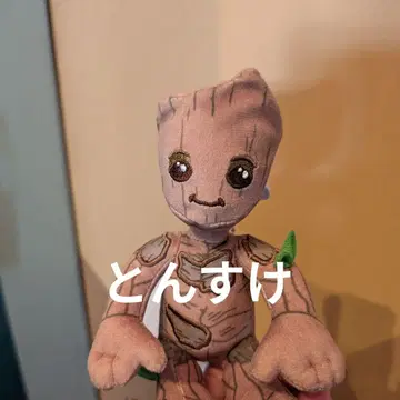 택 포함 새상품 인형 배지 그루트 잇츠 어 스몰 월드 디즈니