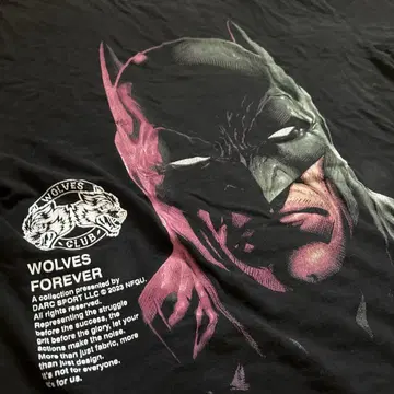 DARC SPORT 배트맨 콜라보 T셔츠