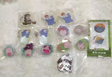 닌타마 란타로 키링 클립 캔 배지