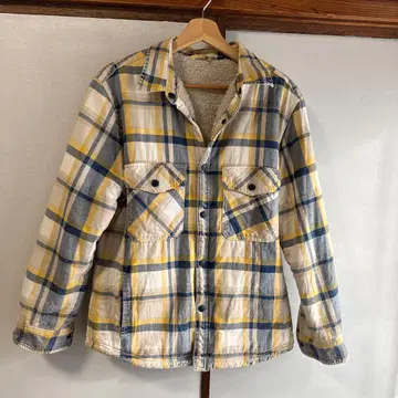 BAY FLOW 리버서블 체크 보아 자켓 코트