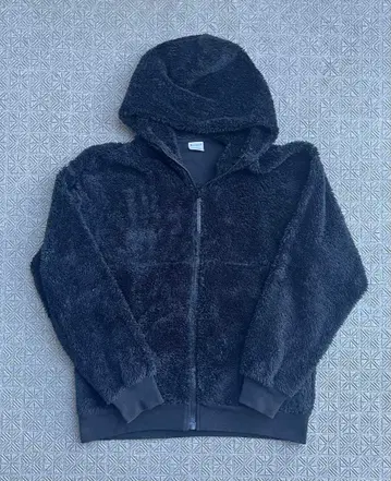 당일 발송 Champion 블랙 보아 플리스 후드티