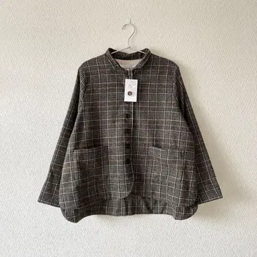 [ 미사용 ] CUORE STORE 쿠오레 스토어 울 혼방 체크 자켓