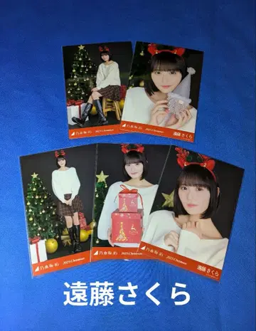 노기자카46 엔도 사쿠라 크리스마스 2025 5종 컴프