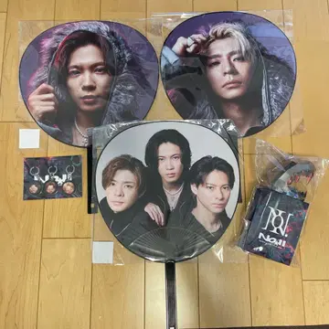 Number_i 응원봉 부채 아크릴 참 세트