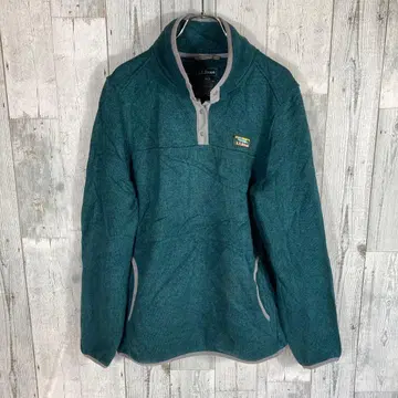 LLBean 플리스 자켓 다크 틸 남성용 L 사이즈