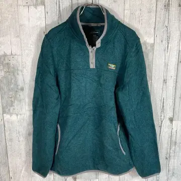 LLBean 플리스 자켓 다크 틸 남성용 L 사이즈
