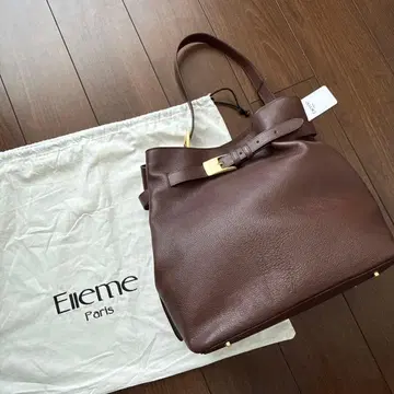 엘렘 브라운 숄더백 수납 가방 포함