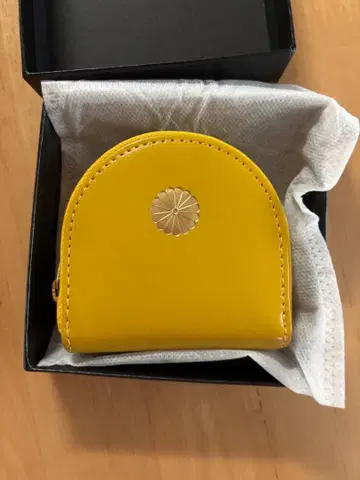 황궁 코인 케이스 지갑 옐로우 컬러