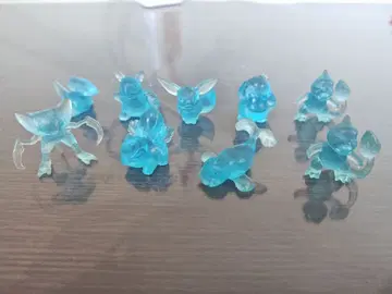 포켓몬 레트로 투명 파란색 피규어 9개 세트