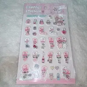 수플레 스탬프 스티커 해피 데이