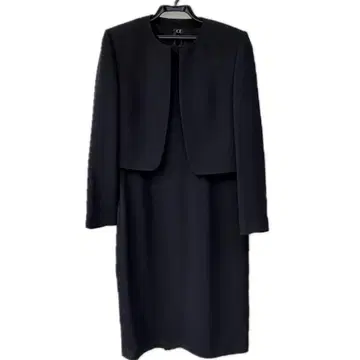 블랙 원피스 수트 (자켓 포함)