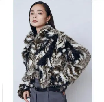 EMODA 에모다 2톤 보아 블루종 라이트 믹스