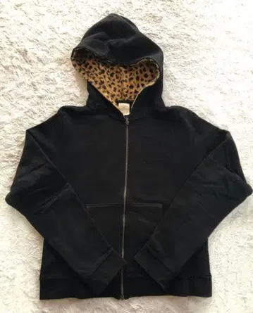 토미걸 타미힐피거 후드티 레오파드 무늬 블랙 y2k 헤이세이