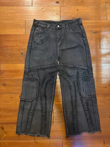 구제 의류 블랙 데님 Y2K
