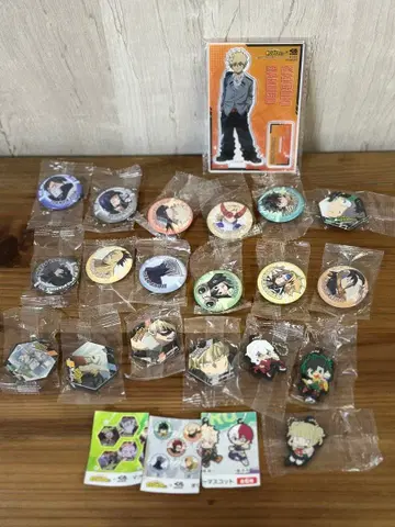 히로아카 쿠라스시 바쿠고 아크릴 스탠드 캔 배지 마그넷