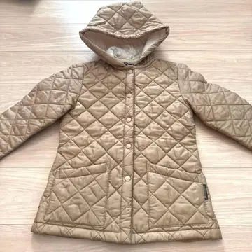 미사용 라벤햄 퀼트 자켓 36 사이즈 베이지