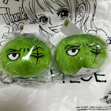 원피스 조로의 마리모 마스코트 키링