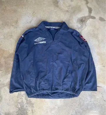 umbro 90s 드릴 탑 엄브로 구제 의류 파랑 택