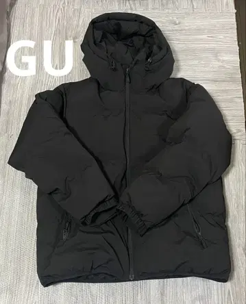 [ 새상품급 ] GU 남성용 다운 자켓 XL 블랙