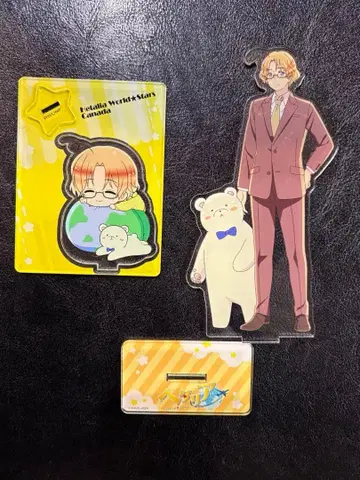 헤타리아 캐나다 아크릴 스탠드 2개