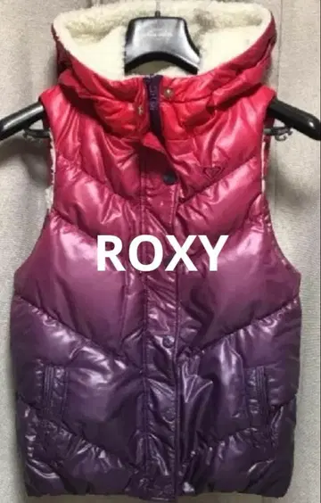 록시 roxy 다운 베스트 리버서블 보아 다운 베스트
