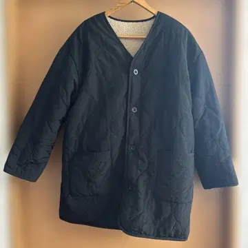 리버서블 퀼팅 보아 자켓