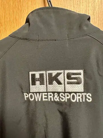 HKS 블랙 풀 지퍼 자켓 L