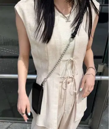 Ameri LIGHT TWEED WAIST SHAPE TOP