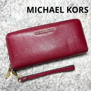 MICHAEL KORS 마이클코어스 장지갑 라운드 지퍼 가죽