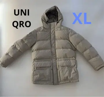 UNIQLO 후디드 다운 자켓 남성용 SIZE: XL