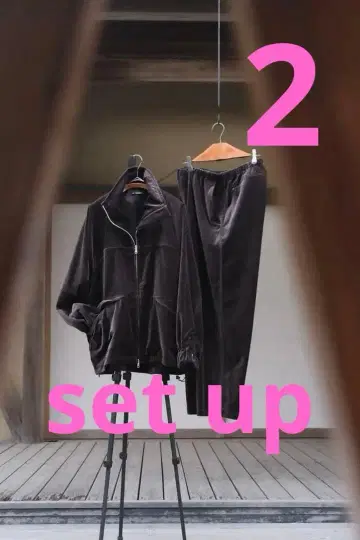 MAATEE&SONS 벨벳 셋업 gray 2