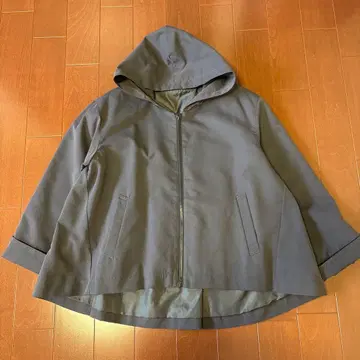 [ M 사이즈 ] 네이비 후드 부착 마운틴 파카 프릴 귀여운