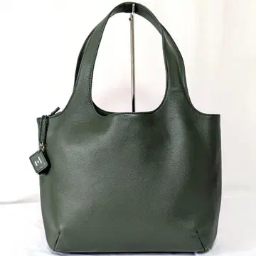 IBIZA 이비사 MUNDO 핸드백 다크 그린 가죽