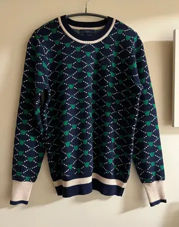 [ 미사용 새상품 ] 캘러웨이 스웨터 니트 베어 아가일