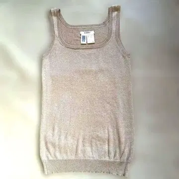 LIMIfeu 골드 라메 니트 탱크탑