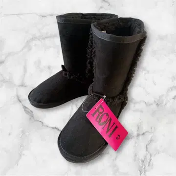 25 새상품 RONI 블랙 어그 부츠 22cm